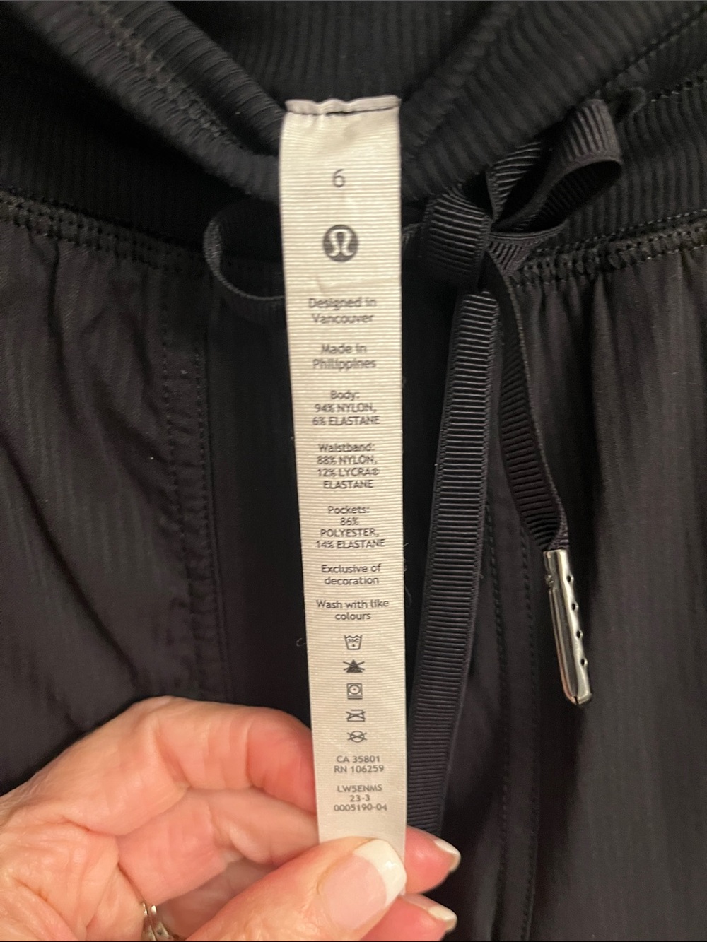 lululemon athletica Black Drawstring Jogger Pants - Picture 3 of 6